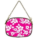 Pink Hawaiian Flowers Chain Purse (One Side)