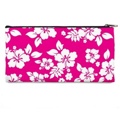 Pink Hawaiian Flowers Pencil Case from ArtsNow.com Back