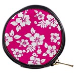 Pink Hawaiian Flowers Mini Makeup Bag