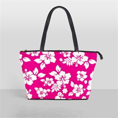 Pink Hawaiian Flowers Classic Shoulder Handbag from ArtsNow.com Front