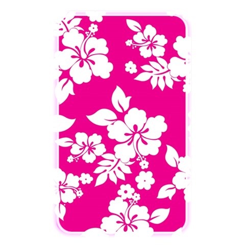 Pink Hawaiian Flowers Memory Card Reader (Rectangular) from ArtsNow.com Front