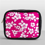 Pink Hawaiian Flowers Mini Toiletries Bag (One Side)