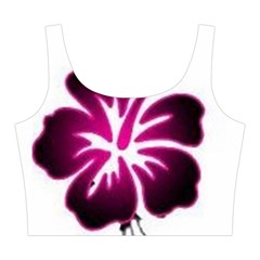 Pink Hawaiian Flower Midi Sleeveless Dress from ArtsNow.com Top Front