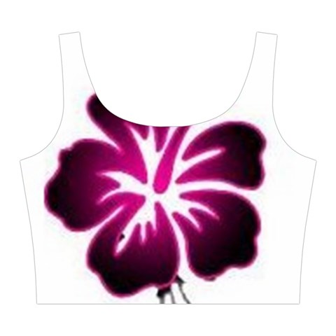 Pink Hawaiian Flower Midi Sleeveless Dress from ArtsNow.com Top Back