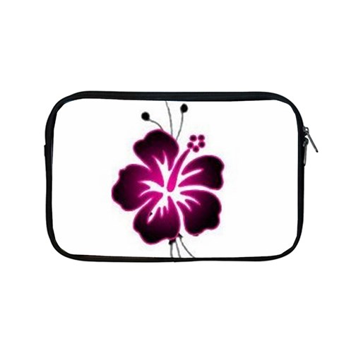 Pink Hawaiian Flower Apple MacBook Pro 13  Zipper Case from ArtsNow.com Front