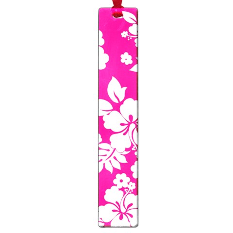 Pink Hawaiian Flowers Large Book Mark from ArtsNow.com Front