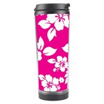 Pink Hawaiian Flowers Travel Tumbler