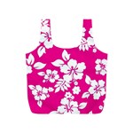 Pink Hawaiian Flowers Full Print Recycle Bag (S)