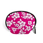 Pink Hawaiian Flowers Accessory Pouch (Small)