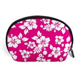 Pink Hawaiian Flowers Accessory Pouch (Large)