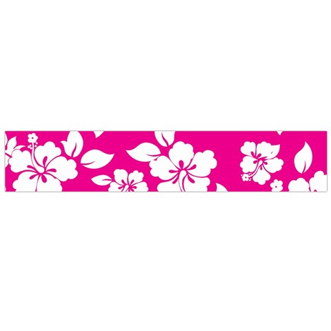 Pink Hawaiian Flowers Large Flano Scarf  from ArtsNow.com Front