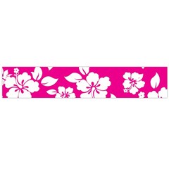 Pink Hawaiian Flowers Large Flano Scarf  from ArtsNow.com Front