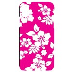 Pink Hawaiian Flowers iPhone X/XS Black UV Print Case