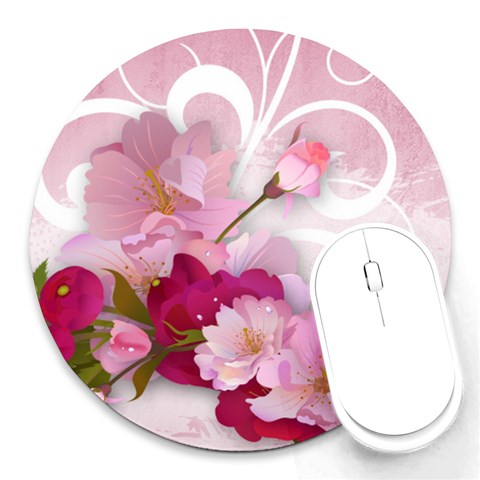 Design Art (design 19) Round Mousepad from ArtsNow.com Front