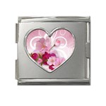 Design Art (design 19) Mega Link Heart Italian Charm (18mm)