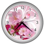 Design Art (design 19) Wall Clock (Silver)