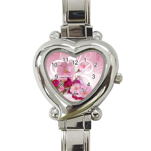 Design Art (design 19) Heart Italian Charm Watch from ArtsNow.com Front