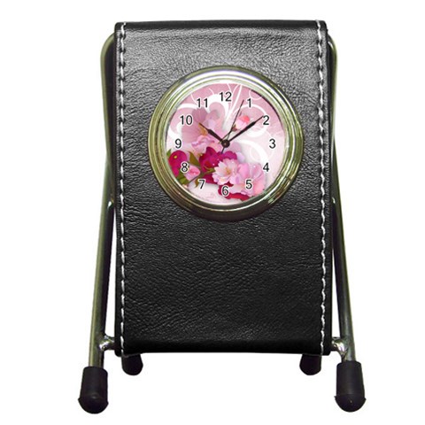 Design Art (design 19) Pen Holder Desk Clock from ArtsNow.com Front