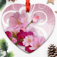 Design Art (design 19) Heart Ornament (Two Sides) from ArtsNow.com Front