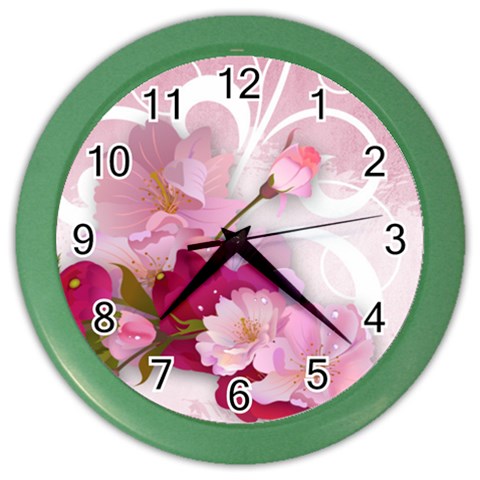 Design Art (design 19) Color Wall Clock from ArtsNow.com Front