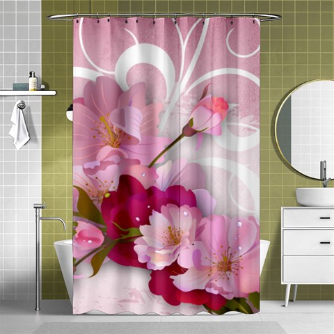 Design Art (design 19) Shower Curtain 48  x 72  (Small) from ArtsNow.com Curtain(48  X 72 ) - 42.18 x64.8  Curtain(48  X 72 )