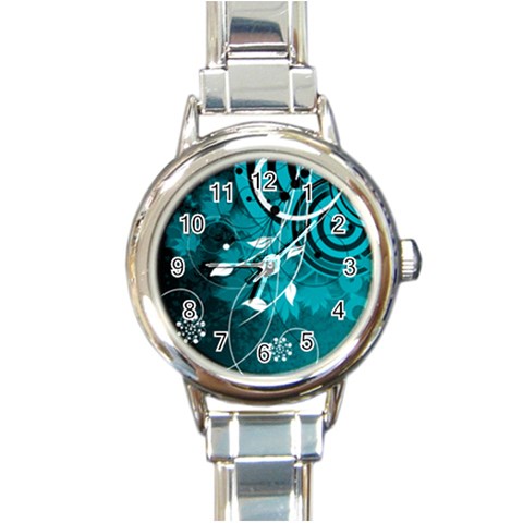 Design Art (design 15) Round Italian Charm Watch from ArtsNow.com Front