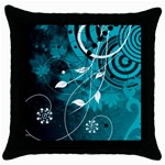 Design Art (design 15) Throw Pillow Case (Black)