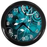 Design Art (design 15) Wall Clock (Black)