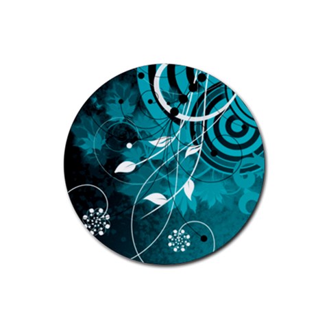 Design Art (design 15) Rubber Round Coaster (4 pack) from ArtsNow.com Front