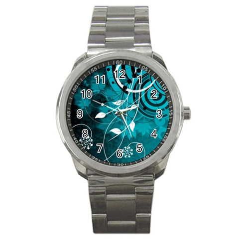 Design Art (design 15) Sport Metal Watch from ArtsNow.com Front