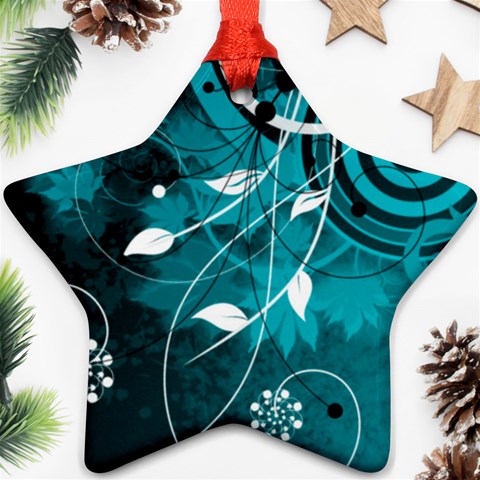 Design Art (design 15) Star Ornament (Two Sides) from ArtsNow.com Front