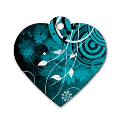 Design Art (design 15) Dog Tag Heart (Two Sides) from ArtsNow.com Front