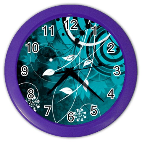 Design Art (design 15) Color Wall Clock from ArtsNow.com Front