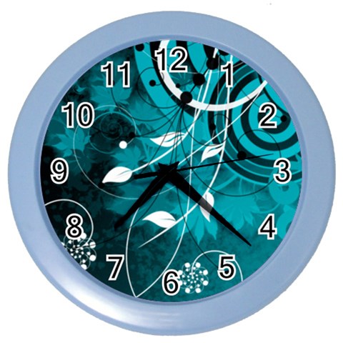 Design Art (design 15) Color Wall Clock from ArtsNow.com Front