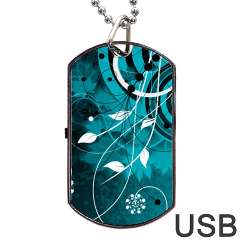 Design Art (design 15) Dog Tag USB Flash (One Side) from ArtsNow.com Front