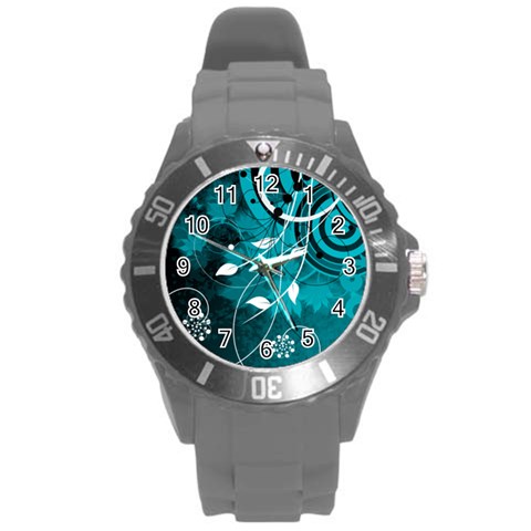 Design Art (design 15) Round Plastic Sport Watch (L) from ArtsNow.com Front