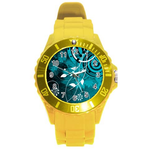 Design Art (design 15) Round Plastic Sport Watch (L) from ArtsNow.com Front