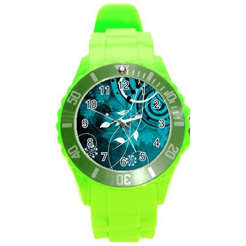 Design Art (design 15) Round Plastic Sport Watch (L) from ArtsNow.com Front