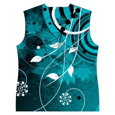 Design Art (design 15) Women s Button Up Vest from ArtsNow.com Back