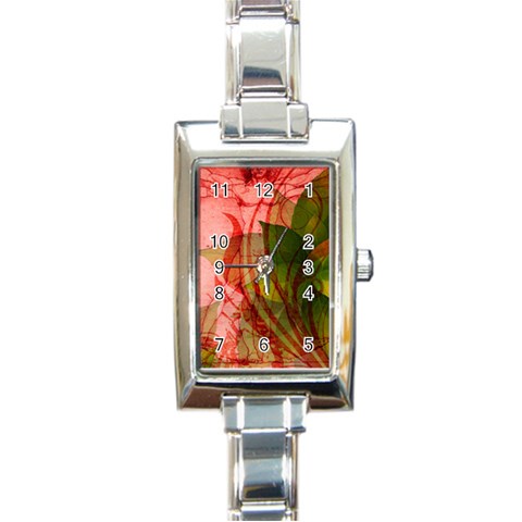 Design Art (design 14) Rectangle Italian Charm Watch from ArtsNow.com Front