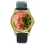 Design Art (design 14) Round Gold Metal Watch