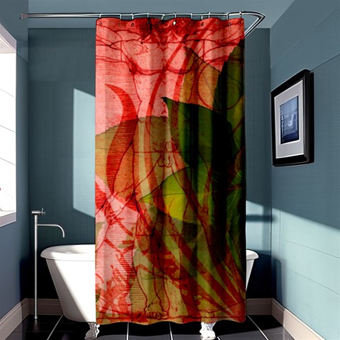 Design Art (design 14) Shower Curtain 36  x 72  (Stall) from ArtsNow.com Curtain(36 X72 ) - 33.26 x66.24  Curtain(36 X72 )