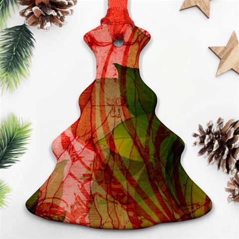 Design Art (design 14) Christmas Tree Ornament (Two Sides) from ArtsNow.com Back