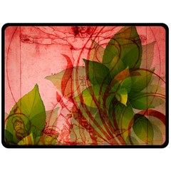 Design Art (design 14) Double Sided Fleece Blanket (Large) from ArtsNow.com 80 x60  Blanket Back