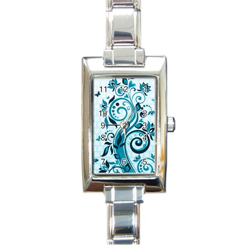 Design Art (design 13) Rectangle Italian Charm Watch from ArtsNow.com Front