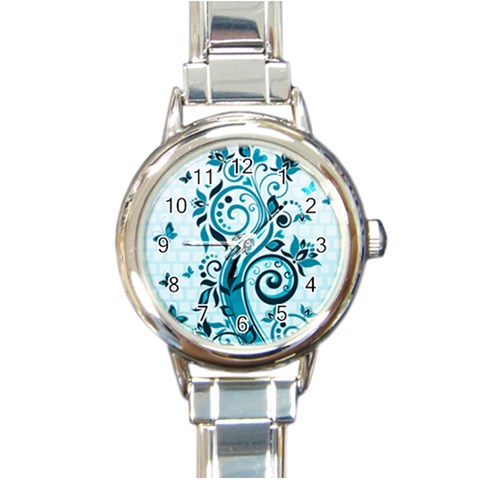 Design Art (design 13) Round Italian Charm Watch from ArtsNow.com Front