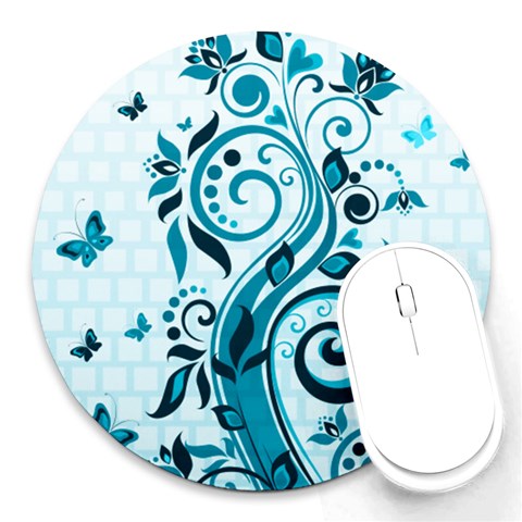 Design Art (design 13) Round Mousepad from ArtsNow.com Front