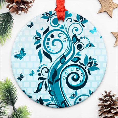 Design Art (design 13) Ornament (Round) from ArtsNow.com Front