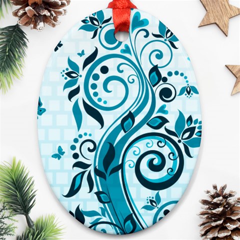 Design Art (design 13) Ornament (Oval) from ArtsNow.com Front