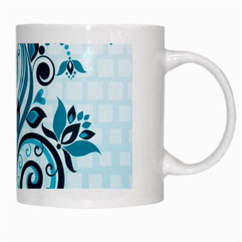 Design Art (design 13) White Mug from ArtsNow.com Right